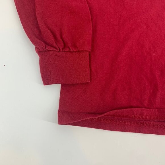 Long Sleeve Oklahoma Sooners Red Tee Shirt - Picture 4 of 10